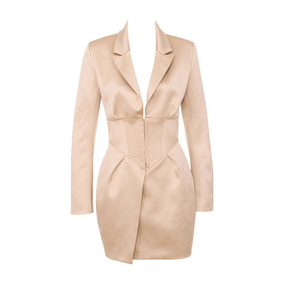 New women suit v-neck long-sleeved dress