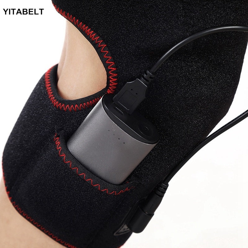 USB Heated Warm Knee Pad Electric Massager