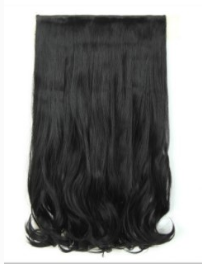 New Korean Women Full Head Wig Long False Hairpieces