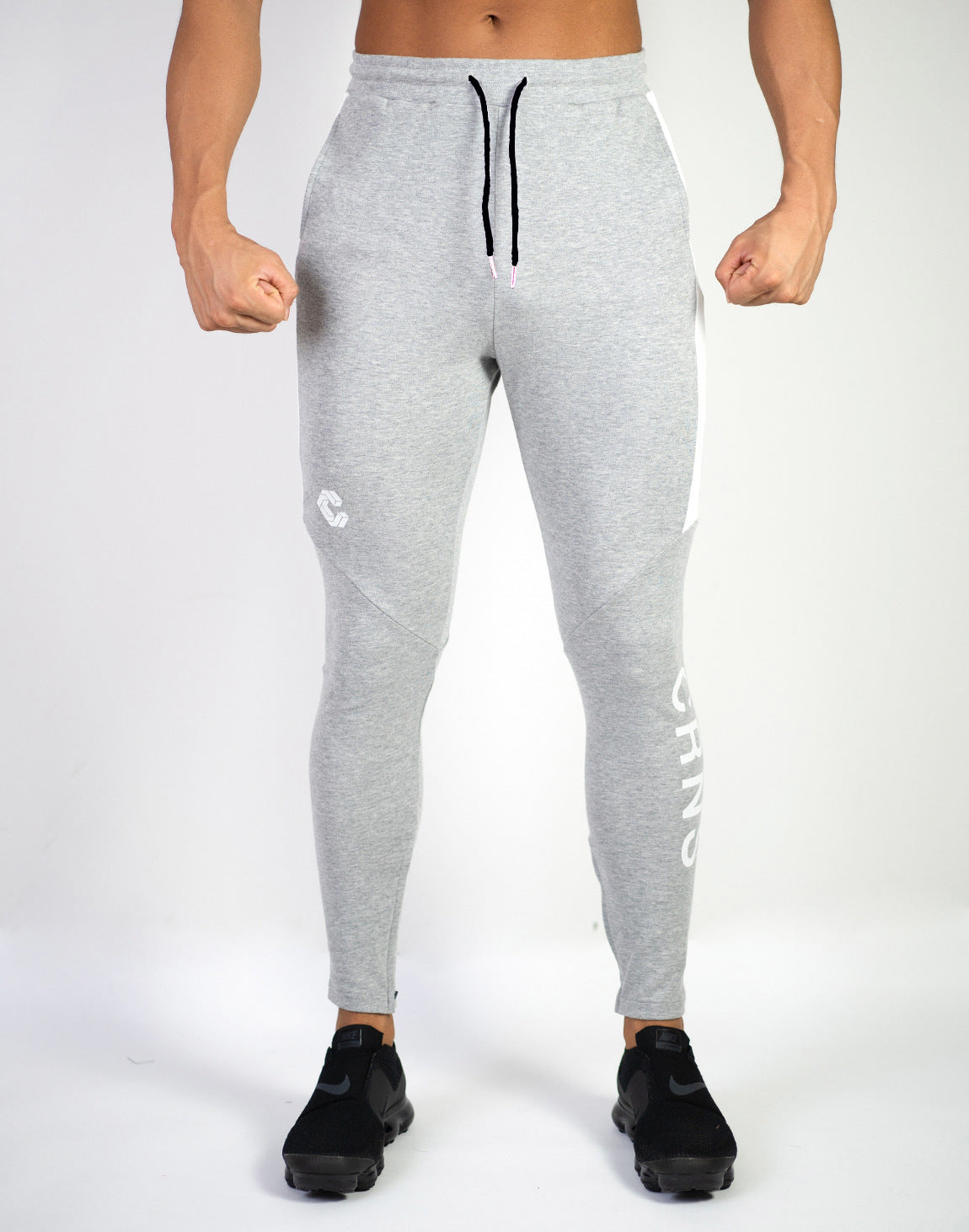 Muscle brothers Men’s sports cotton stretch Slim trousers