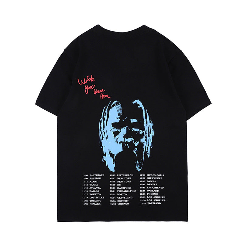 NAGRI Men’s high street hip-hop casual T-shirt