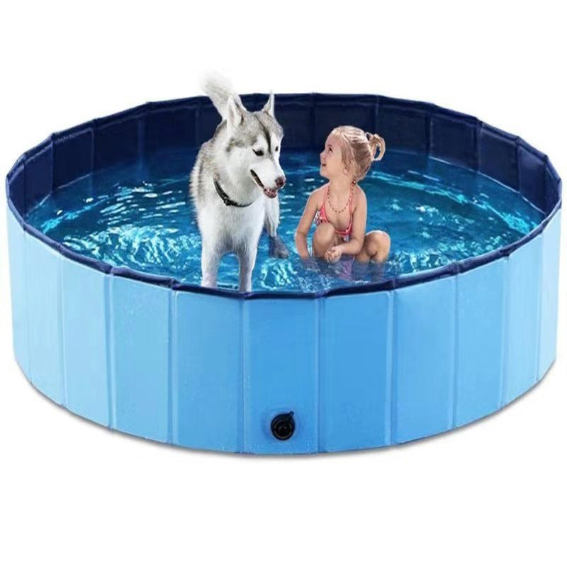 Composite cloth folding pet pool swimming pool pet bath tub