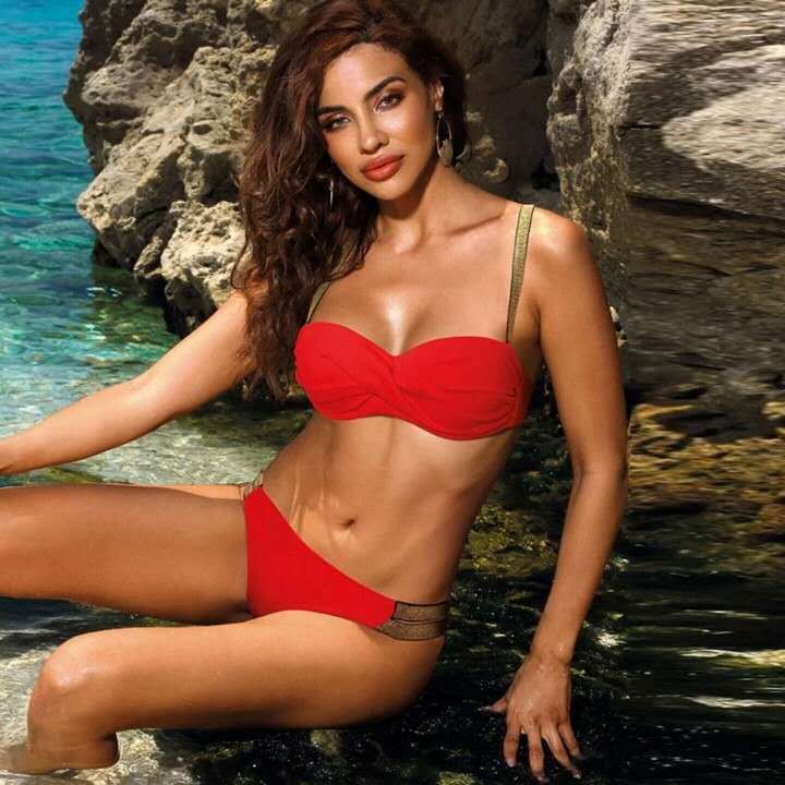 New Women Split Bikini Sexy Swimsuit