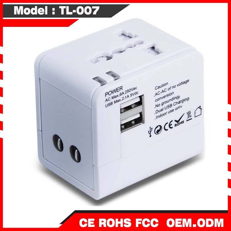 Travel converter global travel abroad USB charger