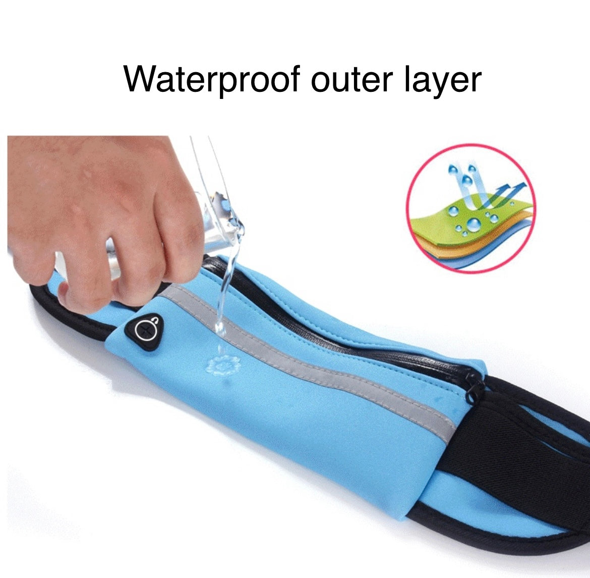 Diving material travel sports fitness waterproof waist bag