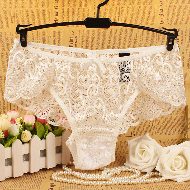 Women lace seamless sexy cotton underwear
