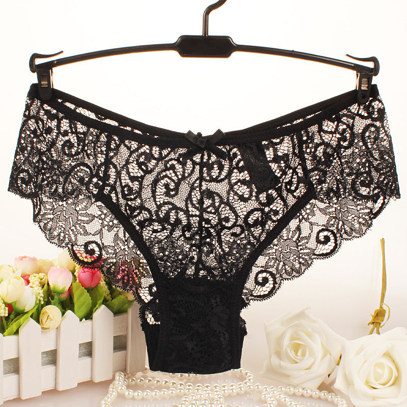 Women lace seamless sexy cotton underwear