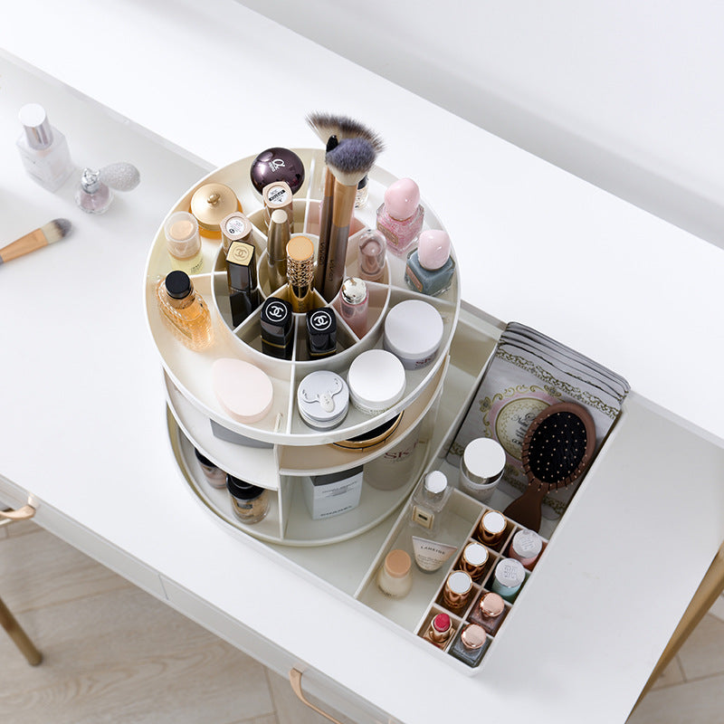 Hot sale Korean Rotating beauty cosmetic box