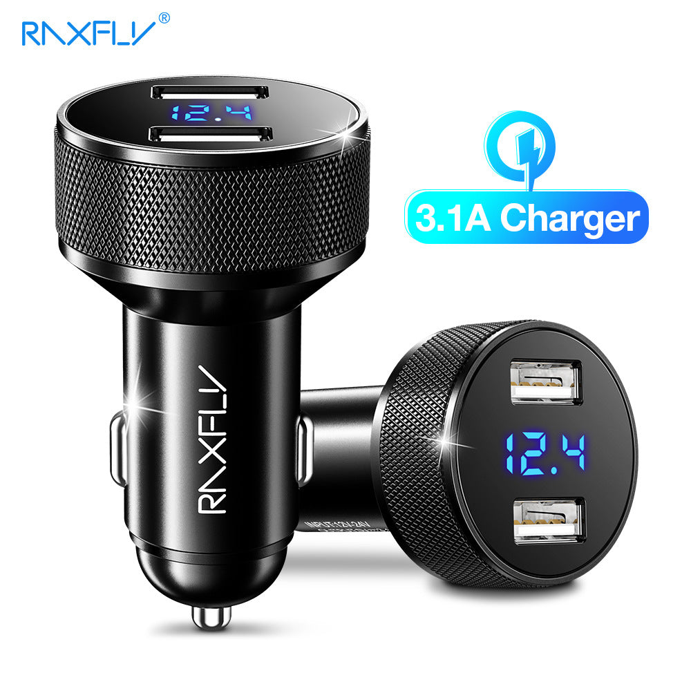 RAXFLY All Aluminum Alloy Car Charger