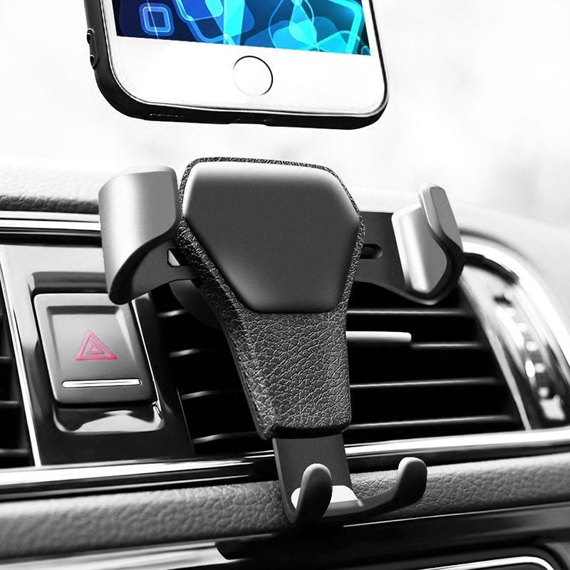 Car leather grain phone holder