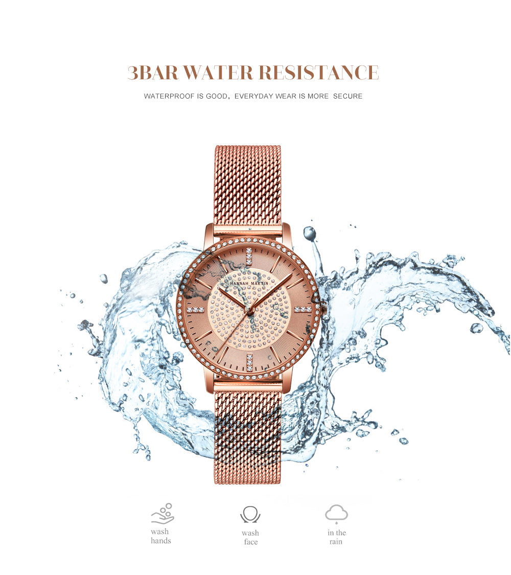 Luxury Japanese Women quartz Rhinestone Wrist Watches - Watch & Jewelry