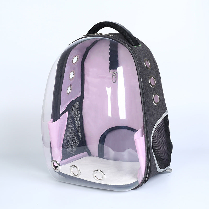 Cat Transparent Outing Portable Space Backpack