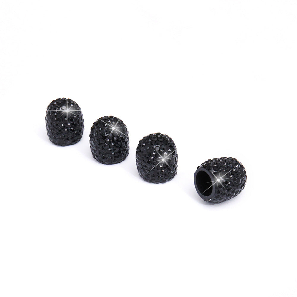 Diamond-Encrusted Car Valve Tire Cap