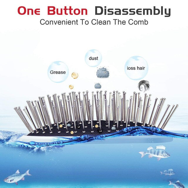The second generation negative ion straight hair comb