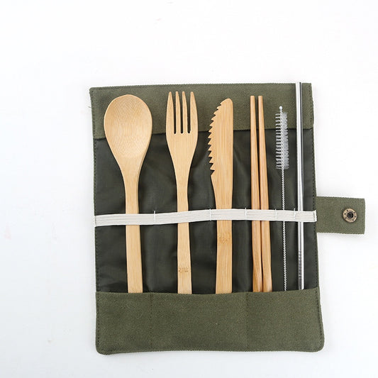 Outdoor travel portable tableware 6-piece set