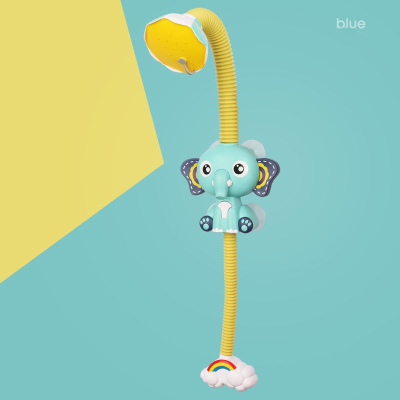 Cute baby bathroom electric water spray elephant shower