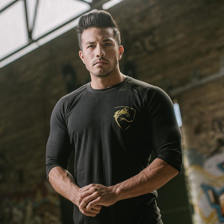 New fitness men’ breathable long sleeve t-shirt