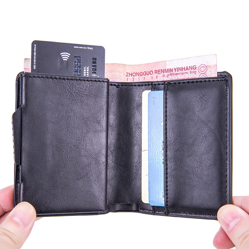 Travel Men’ Carbon Fiber Tracker Wallet