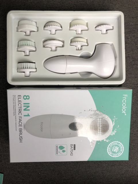Electric facial cleansing massage instrument