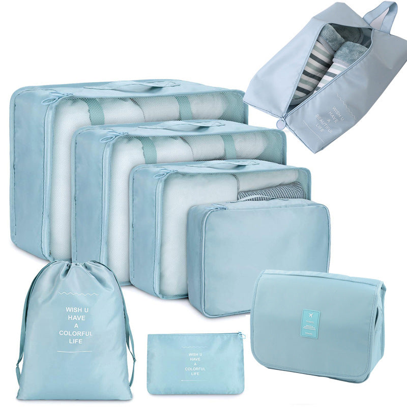 Hot sale Korean Travel storage suit 8-piece set