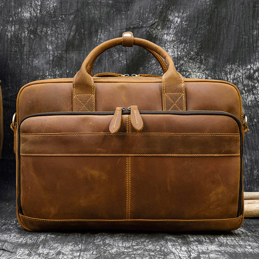 Doctor Lawyer Office Leather Briefcase