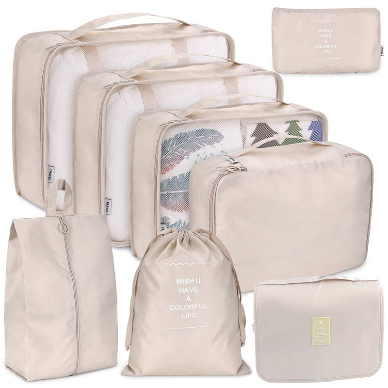 Hot sale Korean Travel storage suit 8-piece set