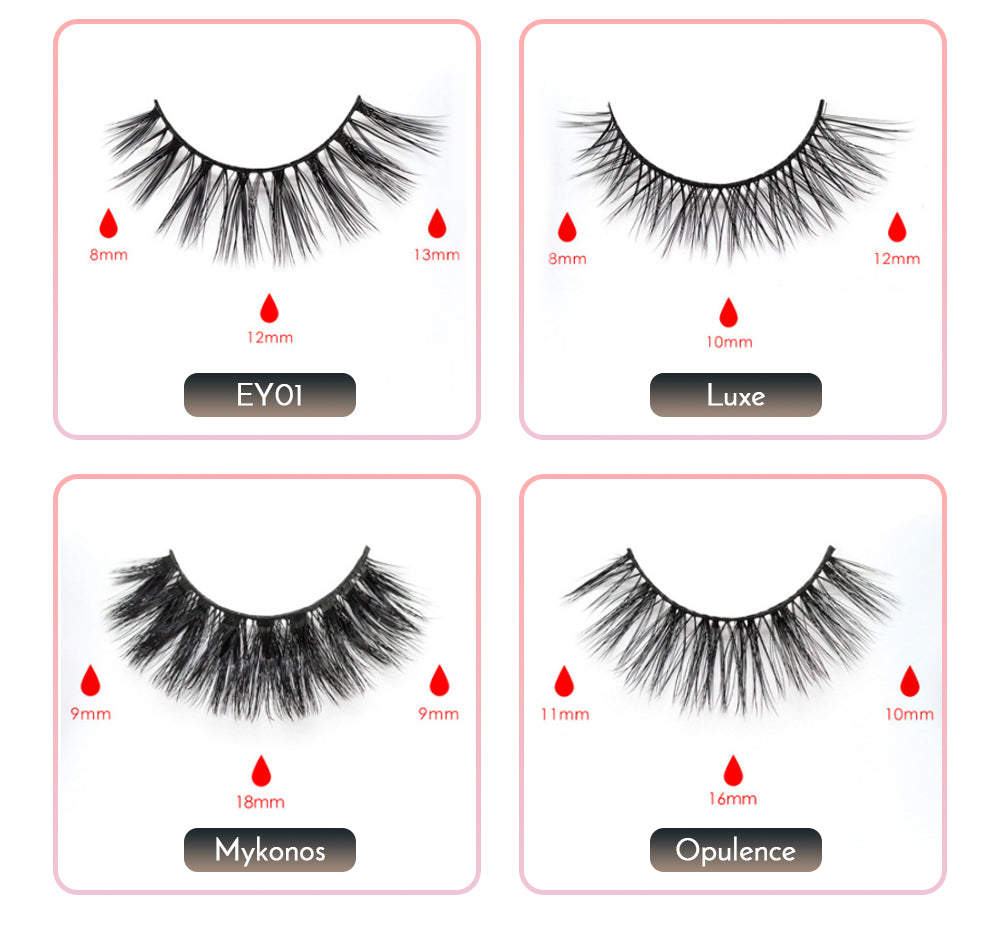 5D Magnetic Double Layer False Eyelashes