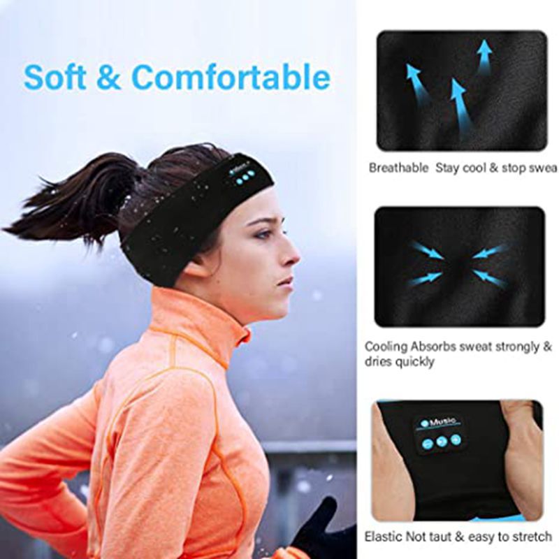 3 in 1 Wireless sports bluetooth music headband sleep eye mask