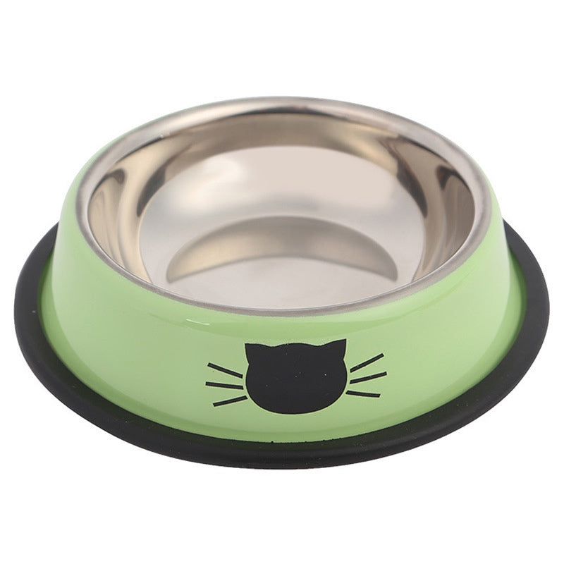 Hot-selling color stainless steel pet bowl