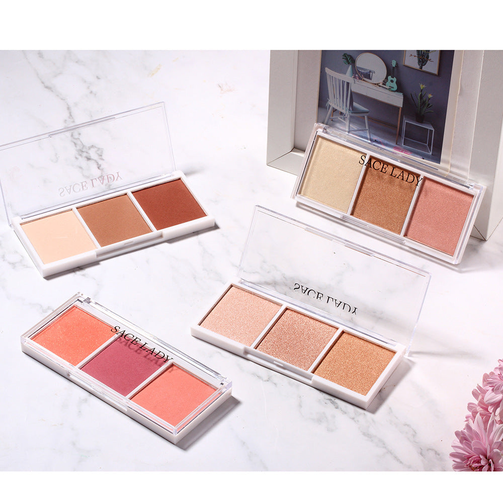 SACE LADY 4 Colors Professional Blush Palette