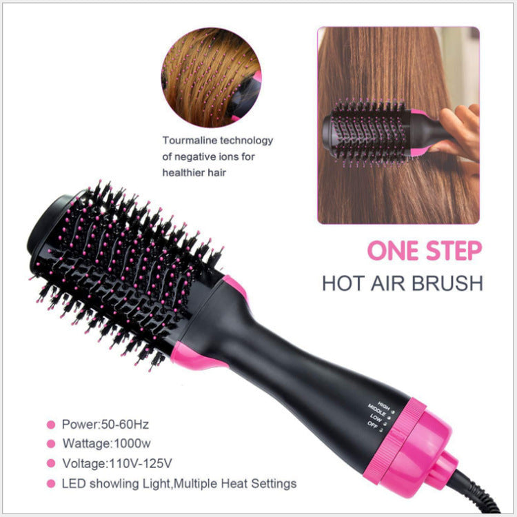 Two-in-one hot air comb