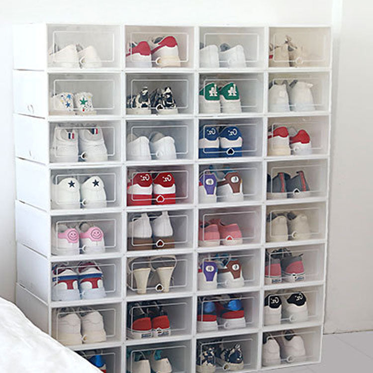 Flip-type dustproof shoe cabinet