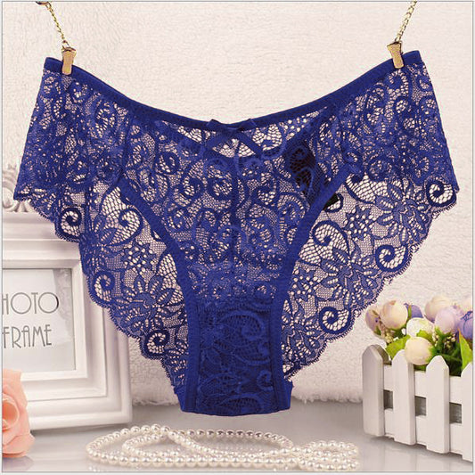 Women lace seamless sexy cotton  underwear