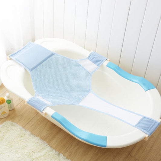 Adjustable safety baby wash anti-skid bath net