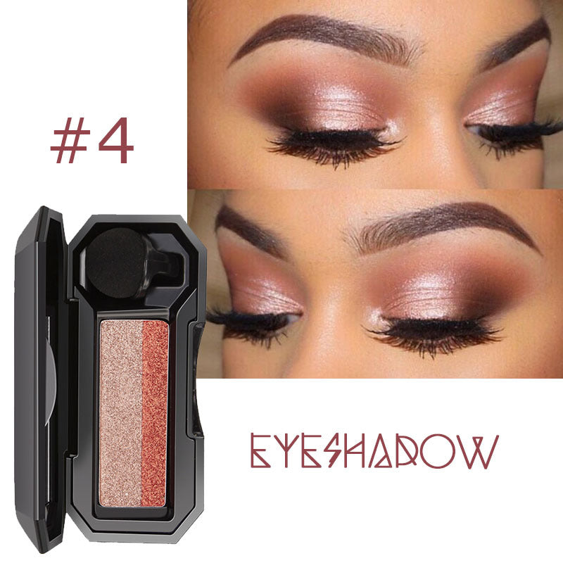 DNM two-color lazy elastic eye shadow