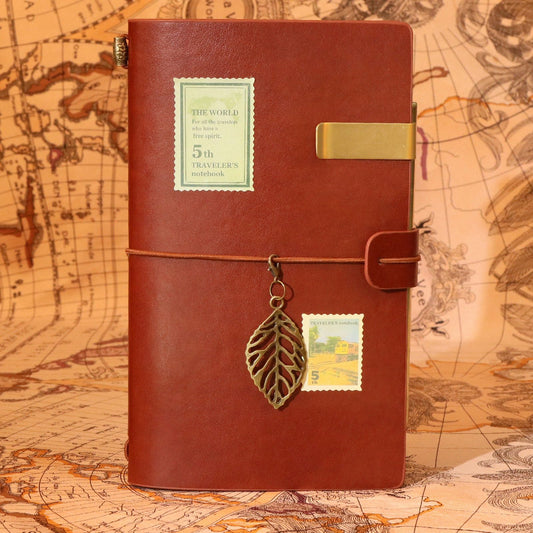 A6 travel notebook retro hand book - office supplies