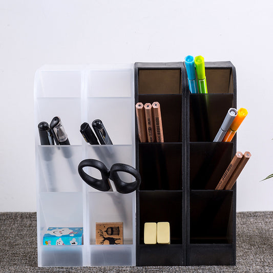 Multifunctional oblique pen holder - office supply