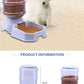 Pet Automatic Feeder Dog Cat Drinking Bowl 3.8L