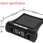 Universal 4 tyres car tire pressure monitoring systems