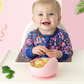 Baby Silicone Tableware for kids Food Feeding Suction Bowls