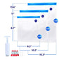 Reusable embossed vacuum packaging bag