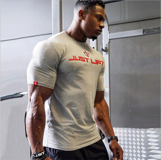 Men’s fitness sports sweat-absorbent breathable t-shirt