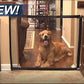 Portable folding pet safety isolation fence