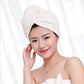 Quick dry strong absorbent shower headscarf