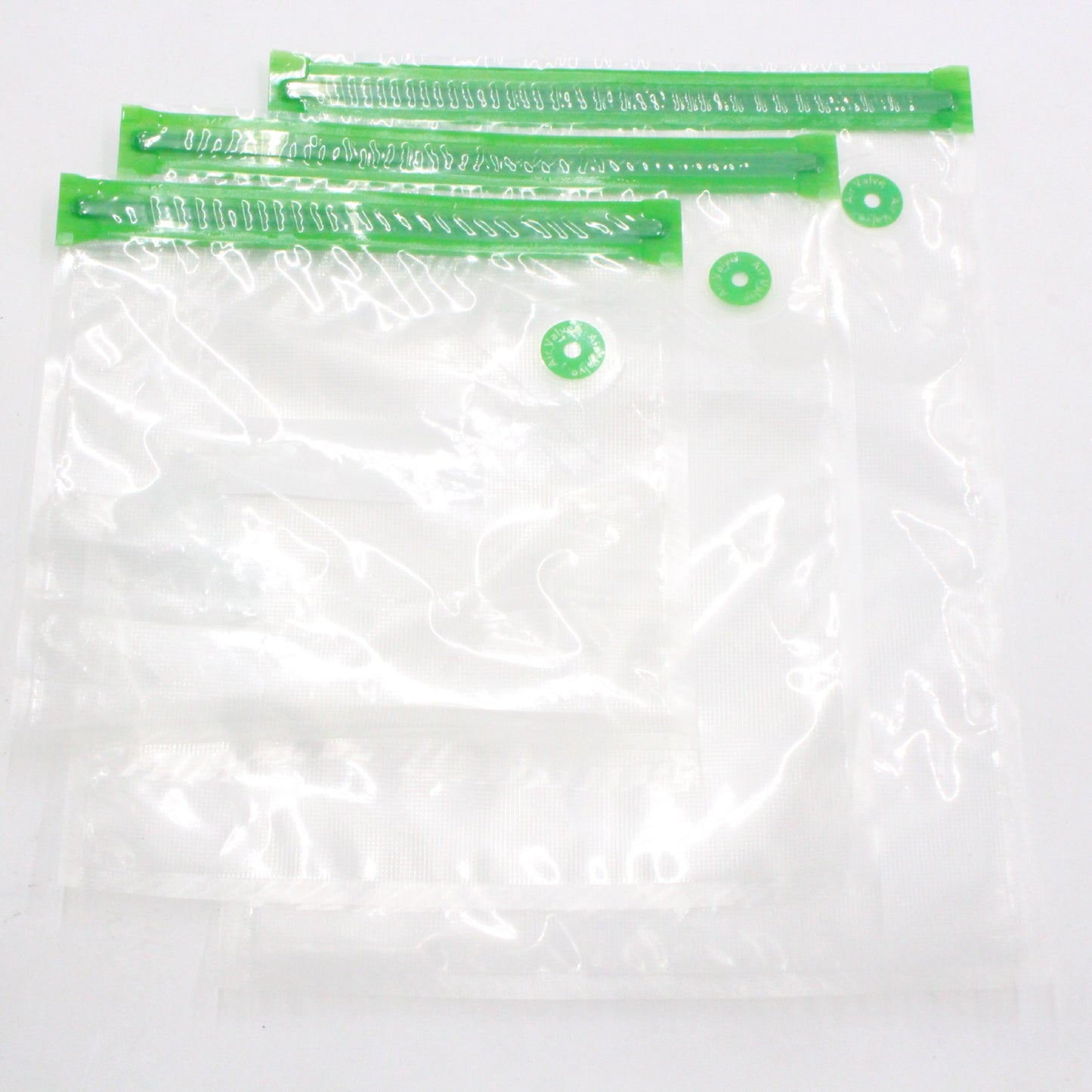 Reusable embossed vacuum packaging bag