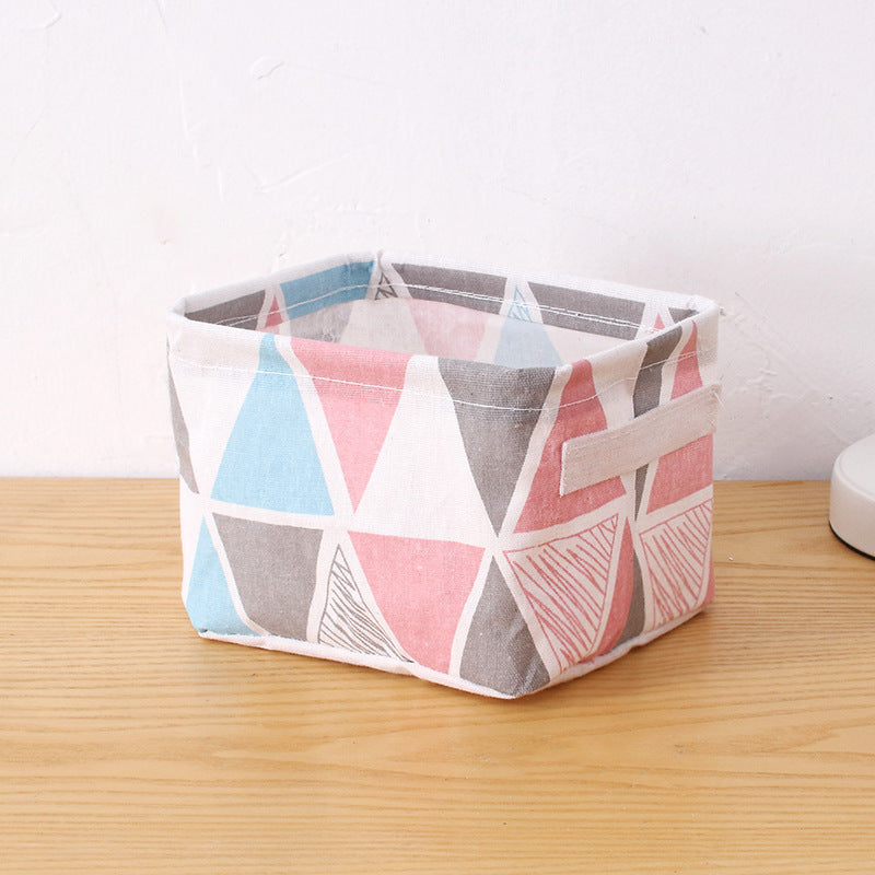 Japanese personality fabric storage basket