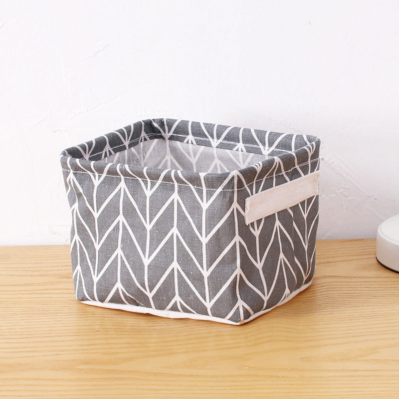 Japanese personality fabric storage basket