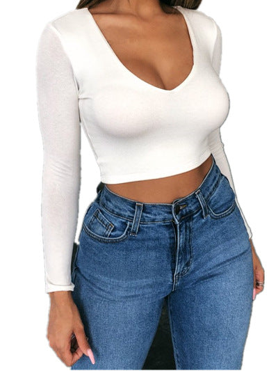 New Women Sexy Slim V-neck Short Wear