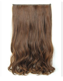 New Korean Women Full Head Wig Long False Hairpieces