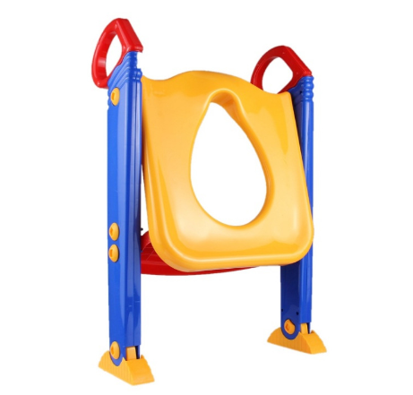 New children's  folding toilet portable with armrest baby toilet ladder